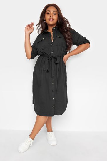 Utility shirt dress uk top