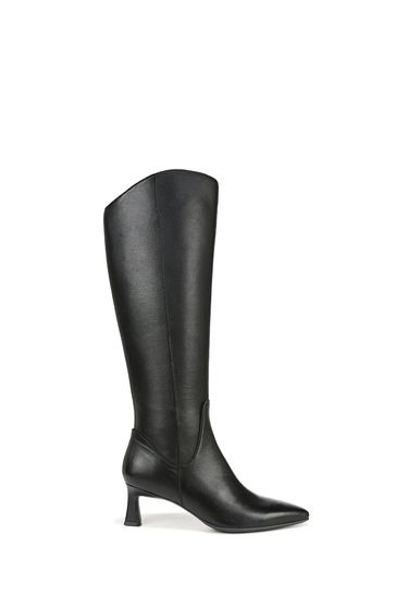 Naturalizer Deesha Leather Knee Black High Boots