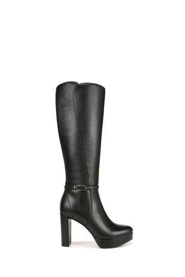 Naturalizer Fenna Leather Knee High Black Boots