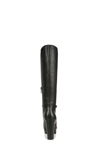 Naturalizer Fenna Leather Knee High Black Boots