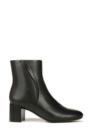 Naturalizer River Leather Ankle Black Boots