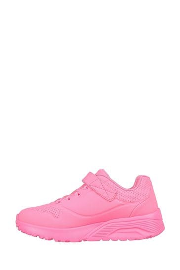 Skechers Pink Uno Lite Trainers