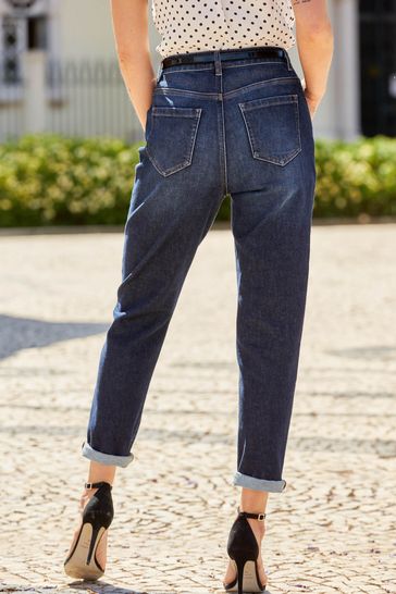 Tapered leg cheap mom jeans