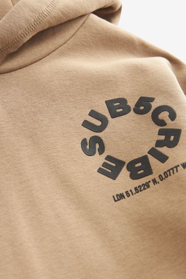 Tan on sale graphic hoodie