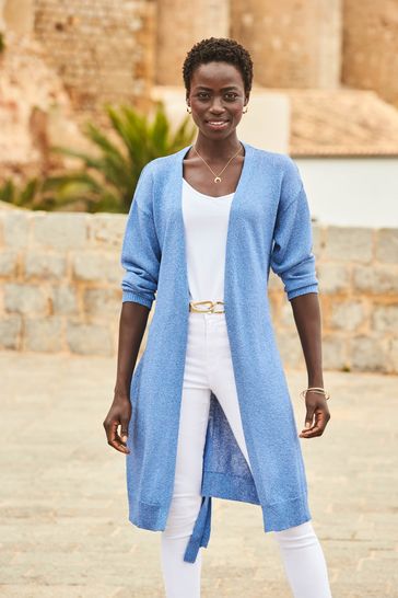 Navy blue on sale duster cardigan