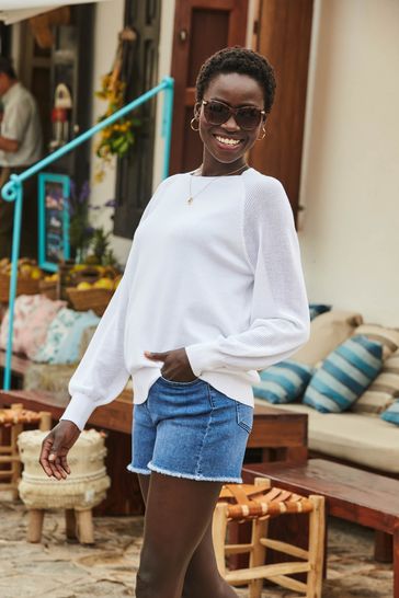 Short sleeve fine knit jumper new arrivals