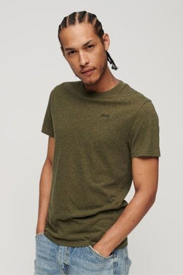 Superdry Green Small Cotton Essential Logo T-Shirt