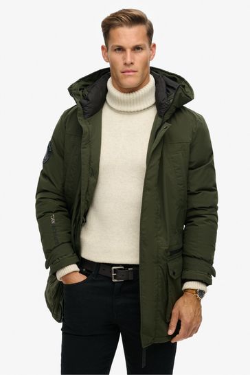 Buy Superdry Green City Padded Parka Jacket from Next Germany
