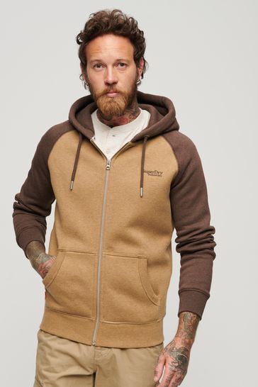 light brown zip hoodie