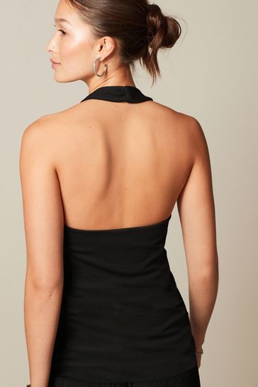 Halter waistcoat top