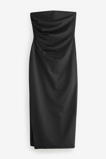 Buy Black Tailored Bandeau Bodycon Dress from Next Egypt