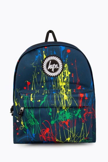 Hype. Boys Blue Primary Splat Backpack