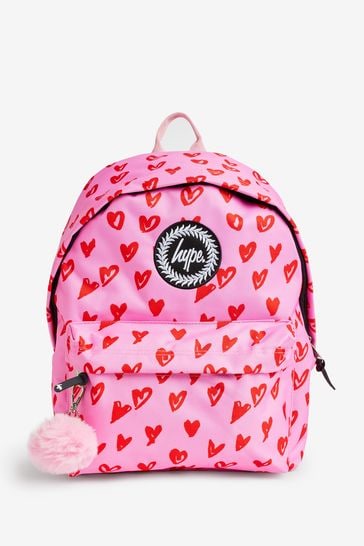 White pink backpack top