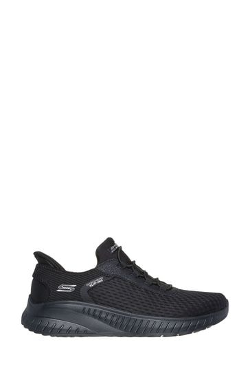 Skechers Black Bobs Squad Chaos Slip In Trainers