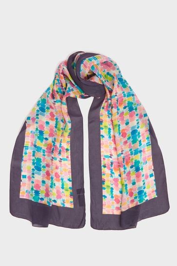 OSPREY LONDON Natural The Paintbox Boxed Scarf