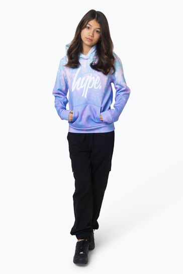 Hype tie dye hoodie top
