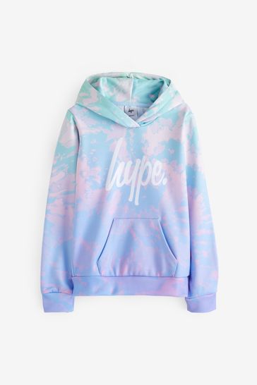 Buy Hype. Girls Purple Pastel Tie Dye Hoodie from Next USA