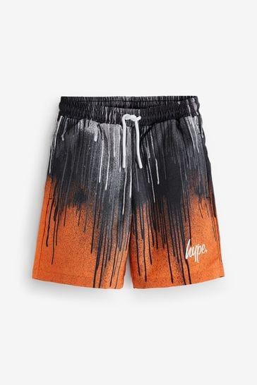 Hype. Boys Orange Drips Swim Shorts