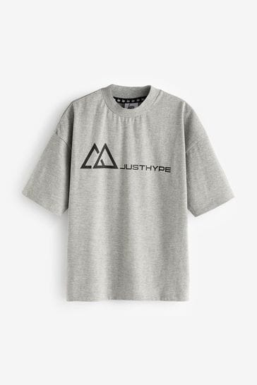 Hype. Boys Grey Marl Outdoor T-Shirt