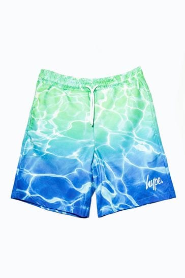 Hype. Kids Blue Multi Pool Fade Swim Shorts