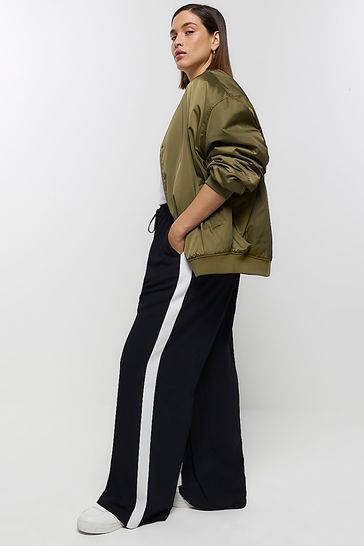 River island cheap side stripe trousers