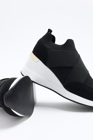 River island elastic runner trainers 2025