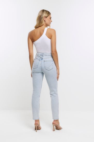 High waisted non stretch jeans 2025