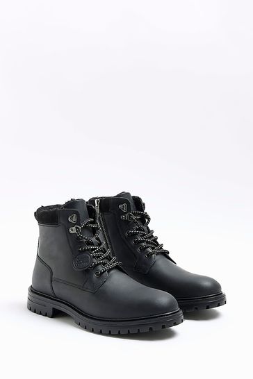 Lace up top boots river island