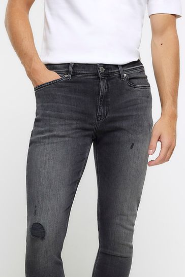 Buy River Island Black Spray On Skinny Jeans from Next Canada