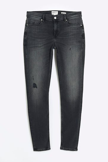 Black spray on skinny jeans sales