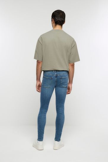 River island discount wet look jeans