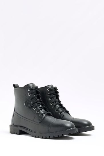 Womens military boots river island top