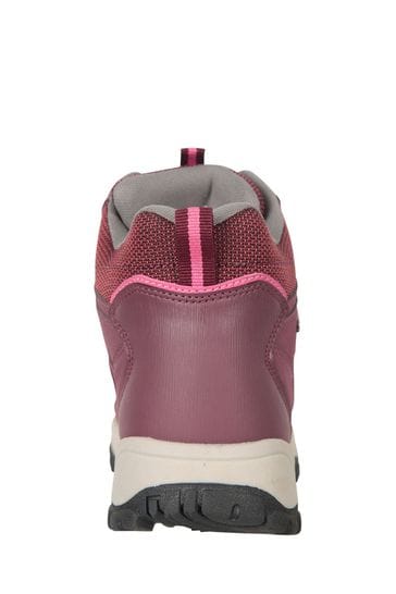 Ladies pink walking boots cheap