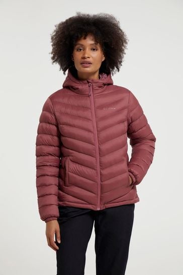 Mountain Warehouse Pink Womens Seasons Water Resistant Padded Jacket