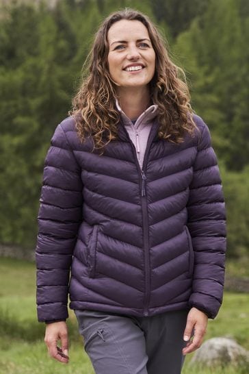 Mountain Warehouse Purple Womens Seasons Water Resistant Padded Jacket