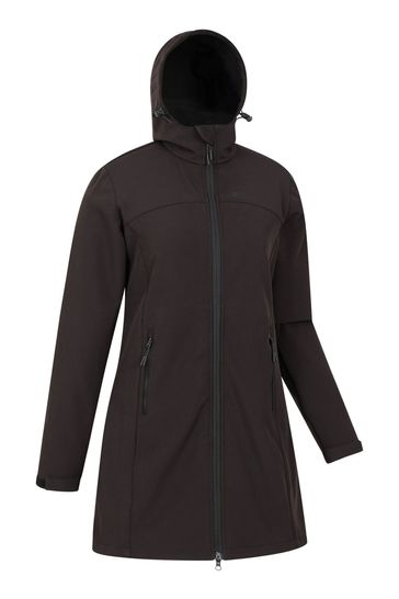 Buy Mountain Warehouse Black Womens Exodus Water Resistant Softshell Coat from Next Bahrain