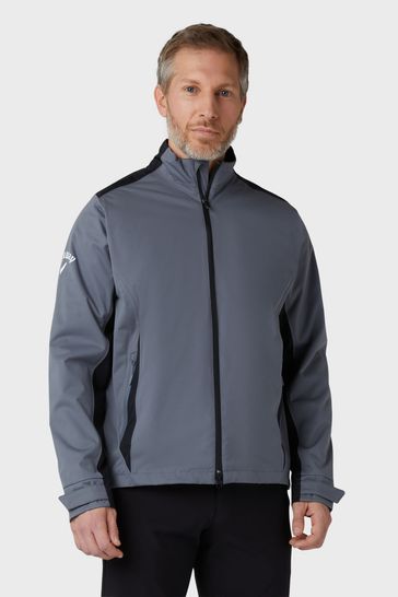 Callaway Apparel Mens Grey Golf Stormlite 2 Waterproof Jacket