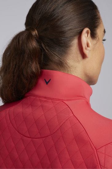 Ladies golf fleece top