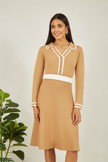 Yumi knitted dress clearance