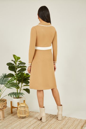 Yumi knitted dress deals