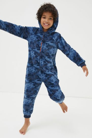 Buy FatFace Blue Camo Onesie from Next Netherlands