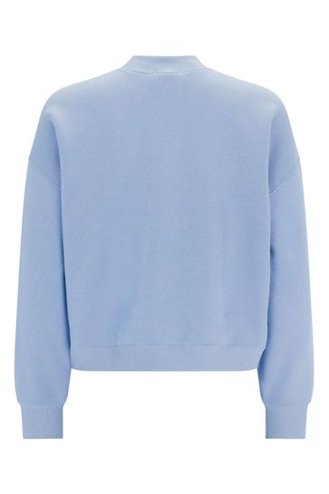 Mint Velvet Blue Cotton Sweatshirt