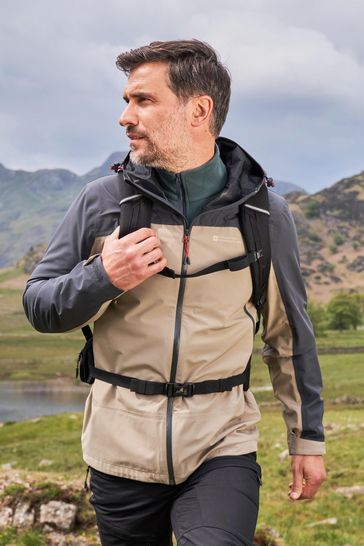 Mountain Warehouse Grey Mens Roam Waterproof 3 In 1 Jacket