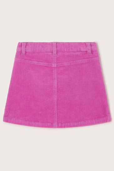 Monsoon Purple Cord Mini Skirt