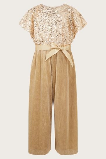 Girls clearance gold jumpsuit