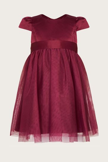 Buy Monsoon Baby Red Tulle Bridesmaid Dress from Next Luxembourg