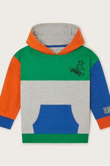 Buy Monsoon Green Colour Block Hoodie from Next Australia