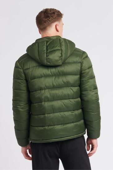 Green jack wills coat hot sale