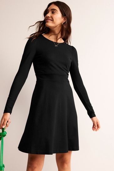 Boden black hot sale jersey dress