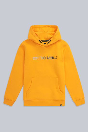 Animal Yellow Kids Roadie Organic Hoodie
